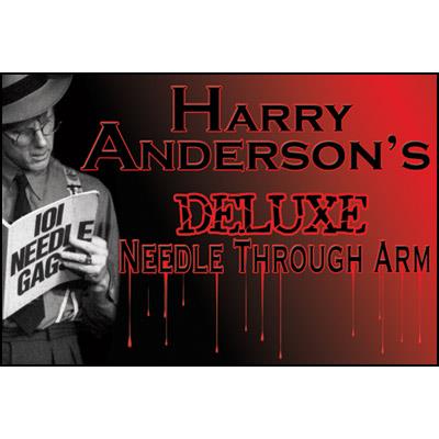 Needle Thru Arm Deluxe (BOX)(With DVD and Props) by Harry Anderson - Tricks