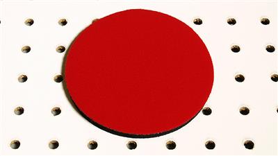 Round Mini Mat (Red) by Ronjo Magic