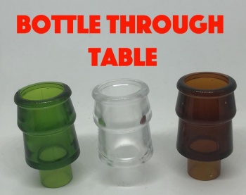 Bottle Through Table