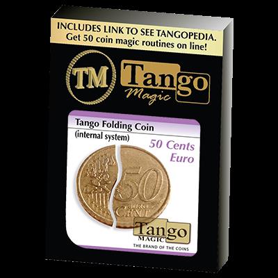 Folding Coin (E0038) (50 Cent Euro, Internal System) by Tango - Trick